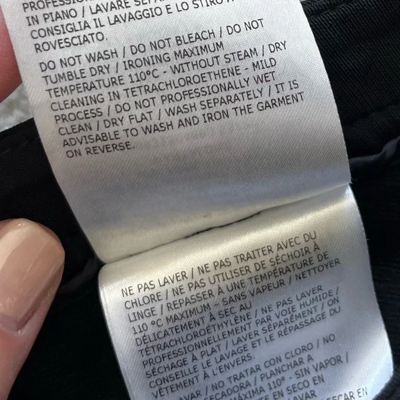 MONCLER BLACK PANTALONE SIZE 42 TRENDY OUTDOORS ACTIVE STYLISH CHIC STYLISH - Picture 6 of 10